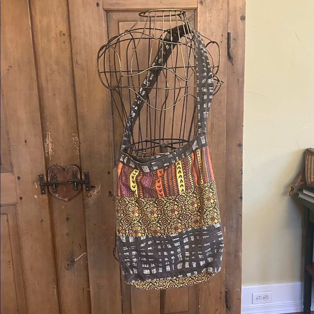 Vintage 2007 Multicolor Boho Patchwork Crossbody … - image 7